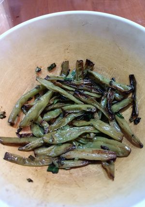 Foto resep Caramelized frozen green beans