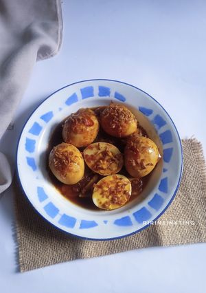 Foto resep Telur Luak Khai (Telur Asam Manis Khas Thailand)