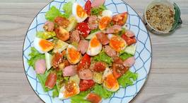 Hình ảnh món Salad xúc xích, trứng gà