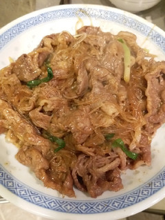 粉絲炒肥牛 的食譜成品照片