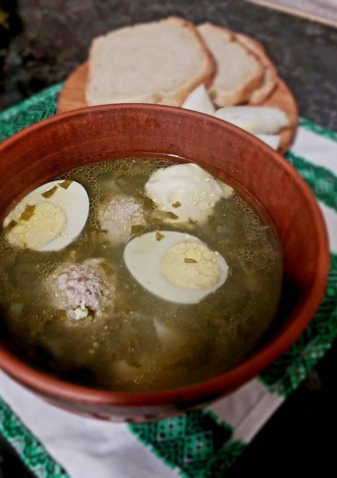 Ароматний зелений борщ