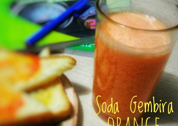 Resep Soda Gembira Orange Anti Gagal