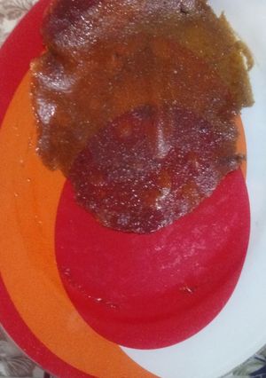 عکسی از دستور لواشک آلو