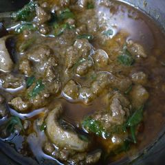 A picture of Mutton keema.