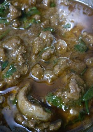 A picture of Mutton keema.