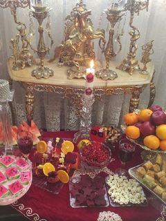 عکسی از دستور اینم میز یلدای من