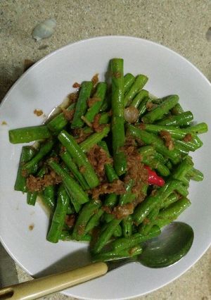 Foto resep Buncis cah terasi dan ebi