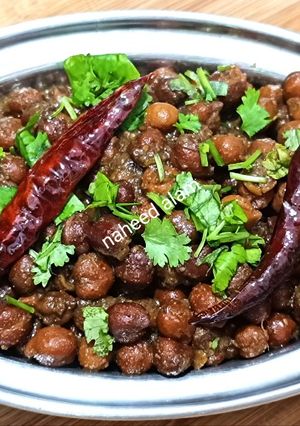 A picture of Bihari Style Chana Ghugni.