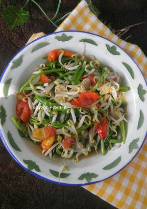 Foto resep Tumis toge dan selada air