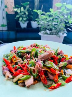 Foto resep Tumis Cumi Asin Pedas