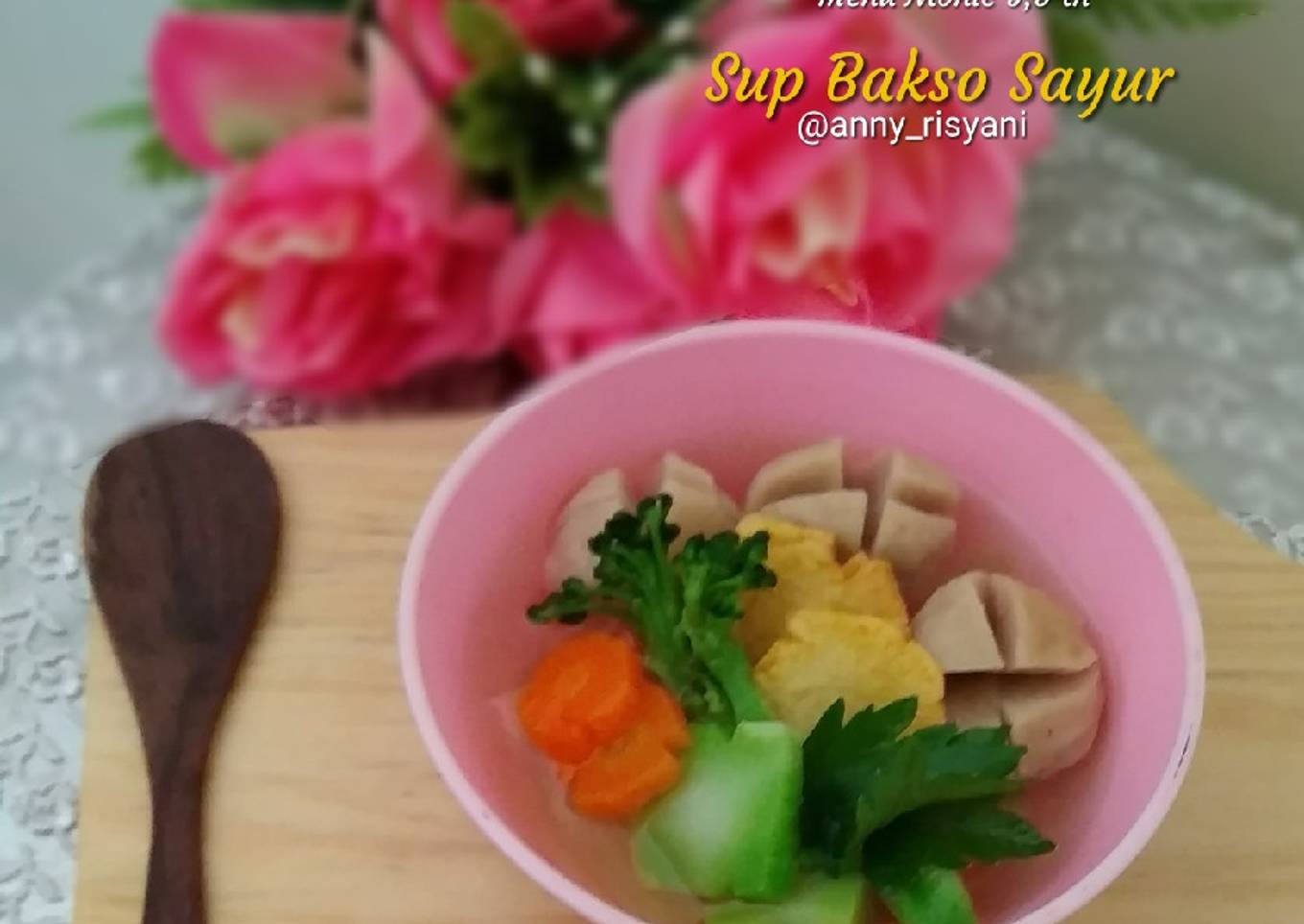 Sup Bakso Sayur