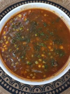 صورة لوصفة شوربة بازيلا😍
