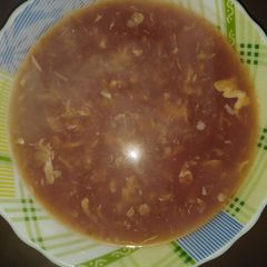 Hot and sour soup A picture of Hot and sour soup.