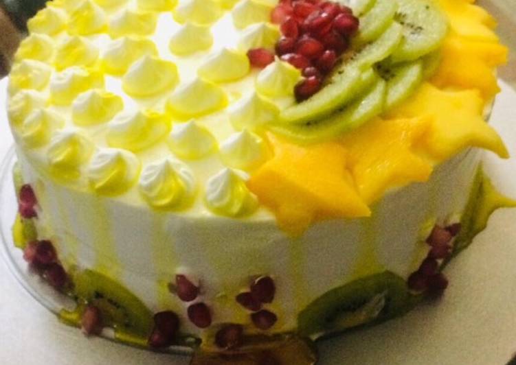 Eggless fruit cake