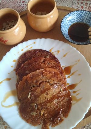 A picture of Sattu pancakes.