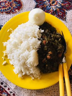 عکسی از دستور قورمه سبزی شیرین پز