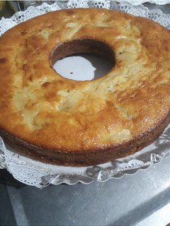 Una foto de Torta de manzanas