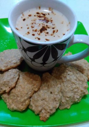 Una foto de Galletas de avena, manzana y miel