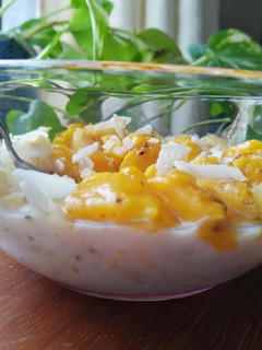 Una foto de Avena tropical 🥣🌴🍍🥭🥥
