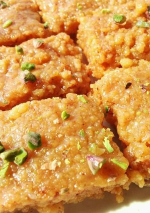 A picture of Milk Burfi #FIHRCookPadContest.