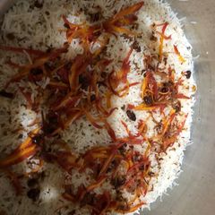 A picture of Afghani pulao.