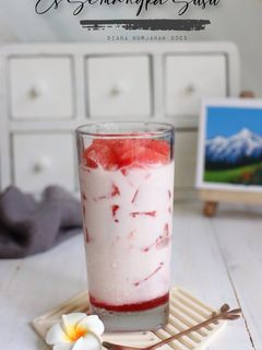 Foto resep Es Semangka Susu