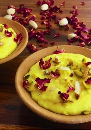 A picture of Samak Ki Phirni.