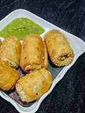 Aloo samosa roll