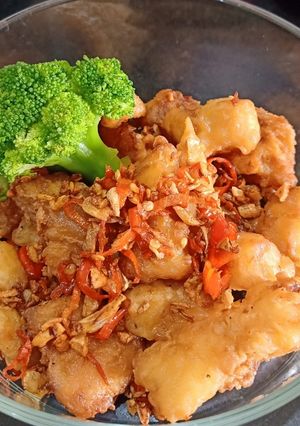Foto resep Ikan Dori tepung goreng cabe