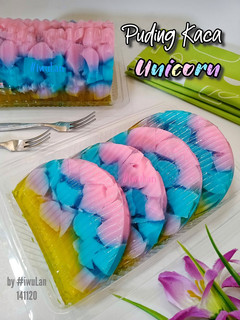 Foto resep Puding Kaca Unicorn