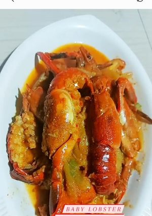 Foto resep Baby lobster saus singapore bunda arkha