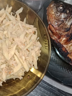 Foto resep Ikan bakar bawal + sambal mangga muda