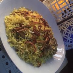 A picture of Chicken Biryani.