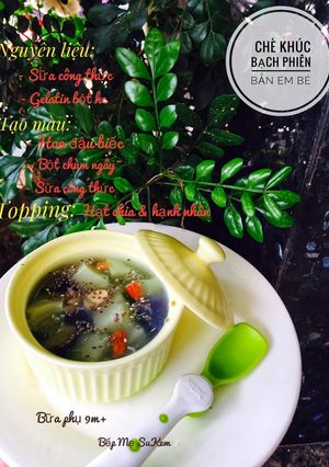 Hình của món Chè khúc bạch phiên bản em bé.