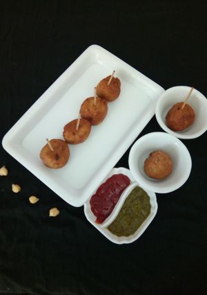 A picture of Chickpea lollipop.