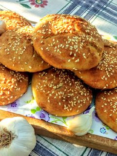 Fokhagymás zsemle recept fotója