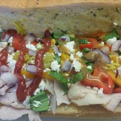 A picture of Greek Turkey Sub.
