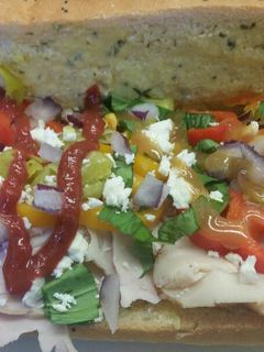 A picture of Greek Turkey Sub.