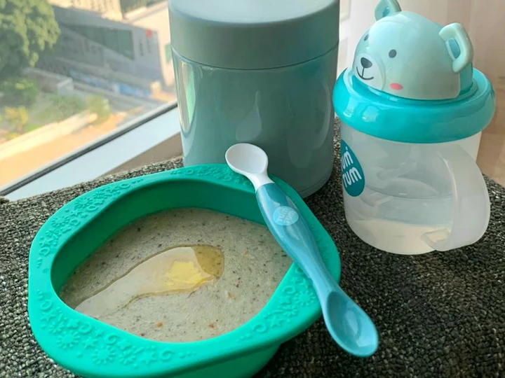 Langkah Gampang Membuat Resep Bubur Ati Ayam cah Brokoli (MPASI 6+) yang Enak Banget Anti Ribet, Lezat Sekali