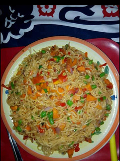 A picture of Fried indomie.