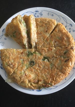 泡菜煎餅 的食譜成品照片
