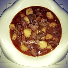 A picture of Offal Pepper soup.