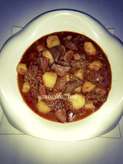 A picture of Offal Pepper soup.
