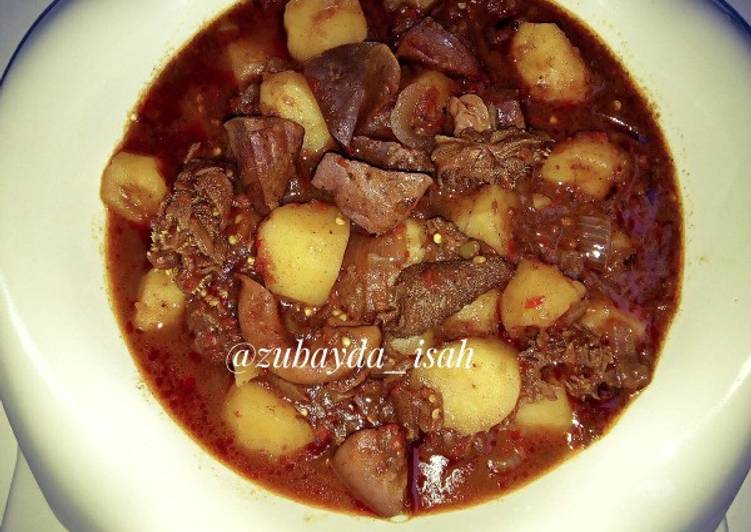 Easiest Way to Prepare Super Quick Homemade Offal Pepper soup
