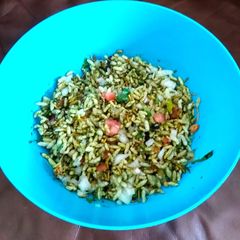 A picture of Geela bhel.