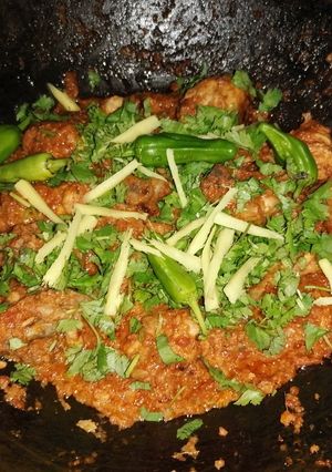 A picture of Chicken Curry Karahi.