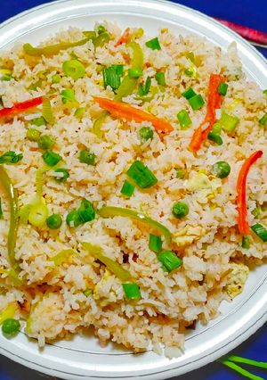 A picture of Vegetable Fried Rice.
