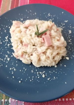Foto di Risotto con mortadella e birra