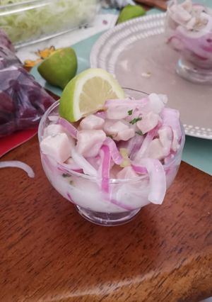 Una foto de Ceviche de reineta