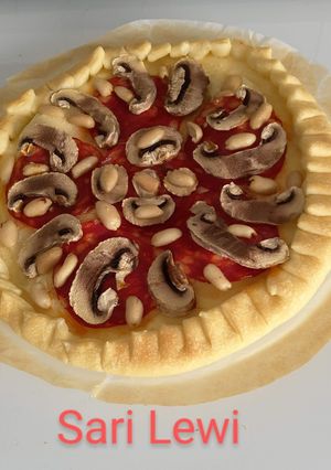 Una foto de Pizza en Horno microondas (5 ingredientes)